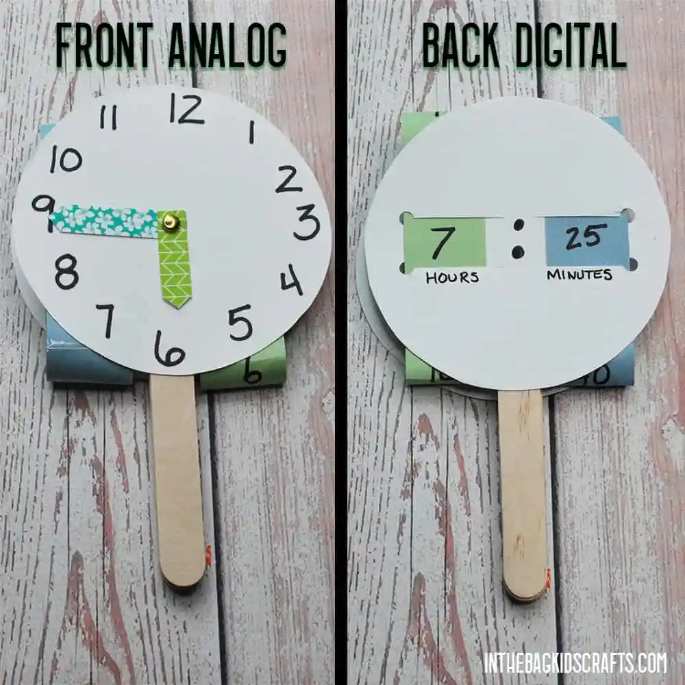 Tick-Tock Popsicle Clock