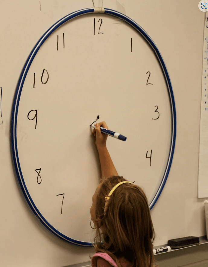 Hoops Learning Clock