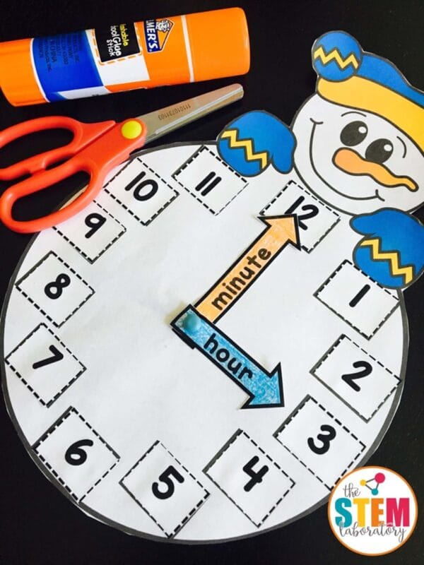 Build a Snowman Clock