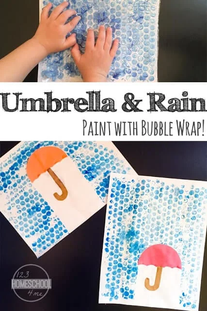 Paint with Bubble Wrap