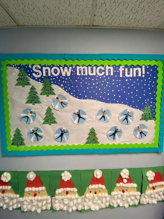 "Snow Much Fun" Bulletin Board