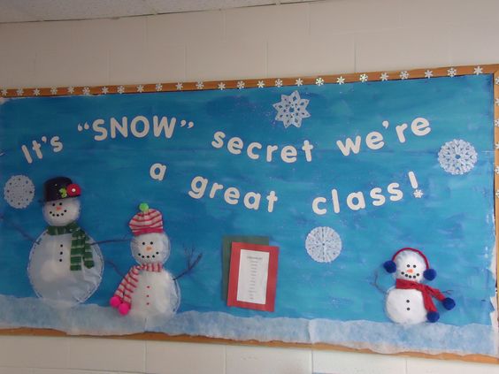 "Snow Secret" Bulletin Board