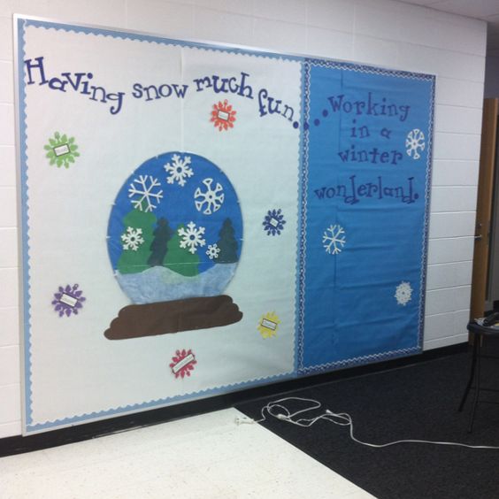 "Having Snow Much Fun" Bulletin Board