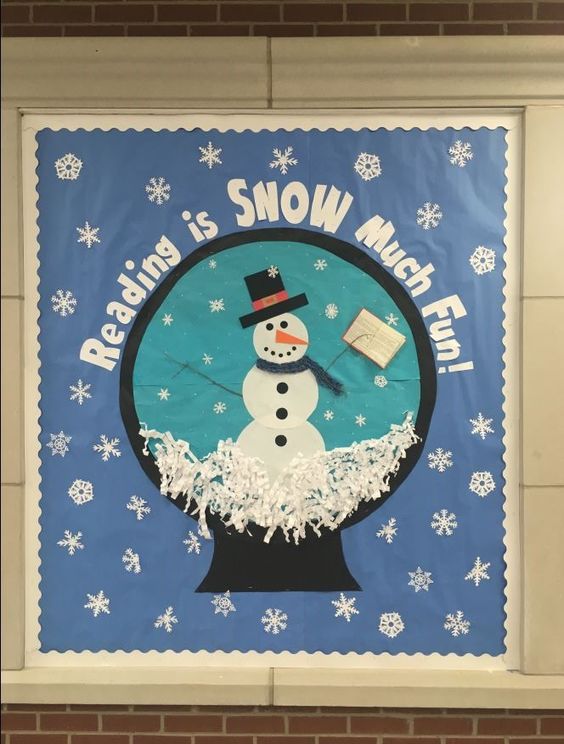 "Reading Is Snow Much Fun" Bulletin Board