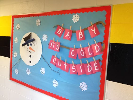 "Baby It's Cold Outside" Bulletin Board