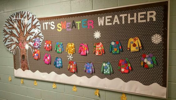 "It's Sweater Weather" Bulletin Board