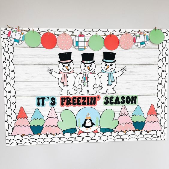 "It's Freezin' Season" Bulletin Board